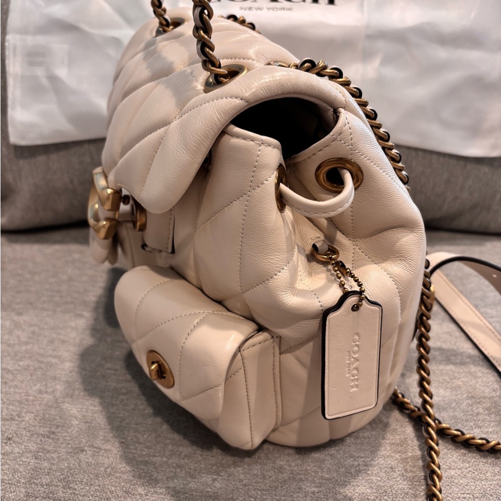 Tabby Backpack With Pillow Quilting - Picture 12 of 16